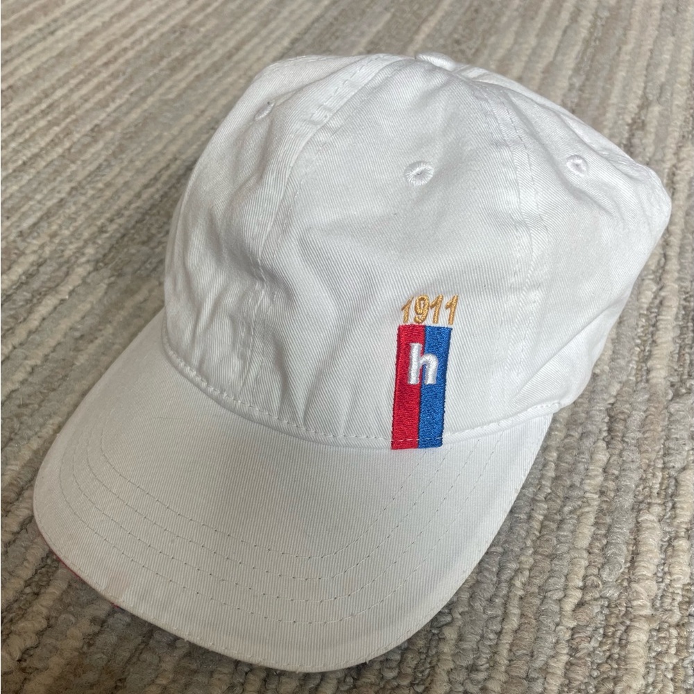 Moj Hajduk white hat with red and blue accents